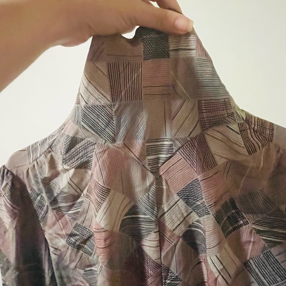 Vintage 80s does 40s Dress Long Sleeve - Picture 12 of 16